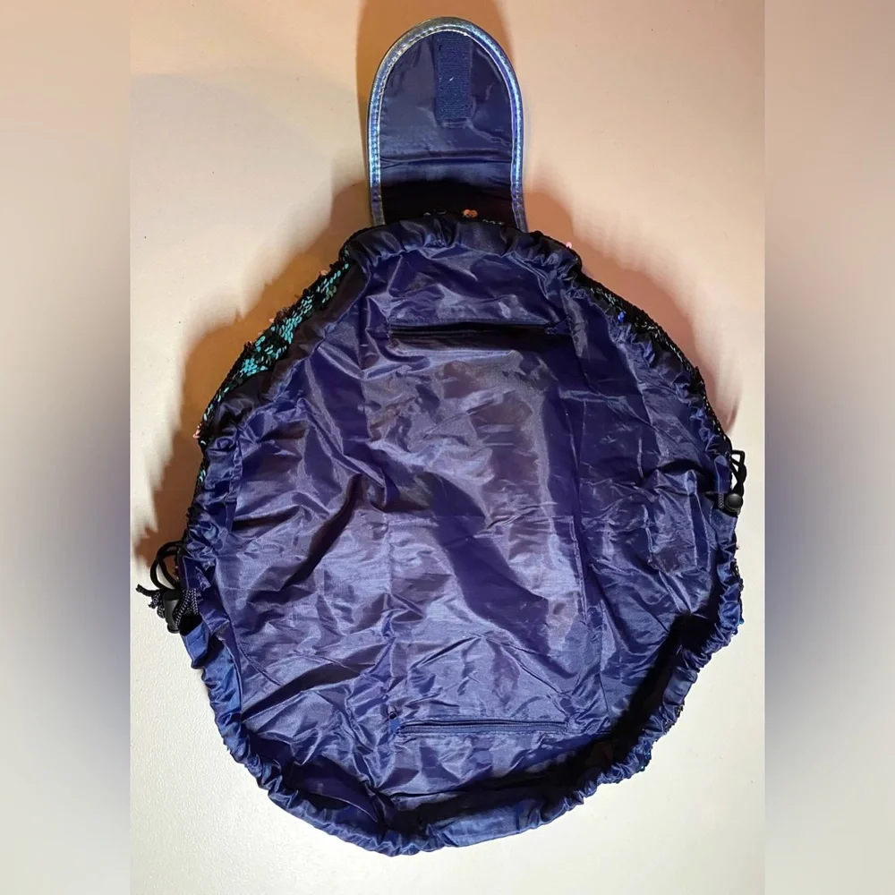 NEW Mermaid Sequin Drawstring Makeup Toiletry Bag